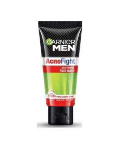 GARNIER MEN ACNO FIGHT ANTI PIMPLE FACE WASH 50.00 GM TUBE