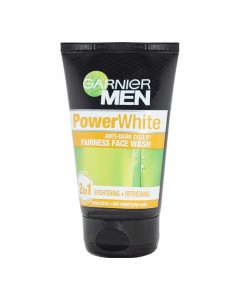 GARNIER MEN POWER WHITE ANTI DARK CELLS FAIRNESS FACE WASH 100.00 GM TUBE
