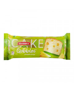 BRITANNIA GOBBLES PINEAPPLE PLUNGE CAKE 45 GM PACKET