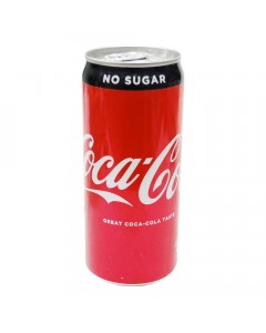 COCA-COLA ZERO SOFT DRINK 300.00 ML CAN