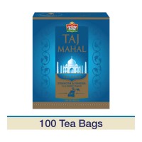 BROOKE BOND TAJ MAHAL TEA 100 BAGS 1.00 NO BOX