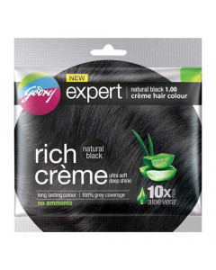 GODREJ GODREJ EXPERT NATURAL BLACK 1.0 CREME HAIR COLOUR 20GM+ 20 ML PACKET GODREJ GODREJ EXPERT NATURAL BLACK 1.0 CREME HAIR COLOUR 20GM+ 20 ML PACKET