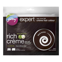 GODREJ EXPERT BLACK BROWN 3.0 CREME HAIR COLOUR 20.00 GM SACHET