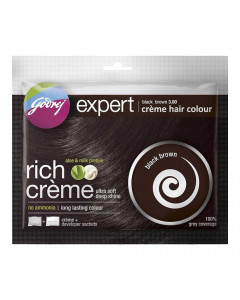 GODREJ EXPERT BLACK BROWN 3.0 CREME HAIR COLOUR 20GM+ 20.00 ML SACHET GODREJ EXPERT BLACK BROWN 3.0 CREME HAIR COLOUR 20GM+ 20.00 ML SACHET