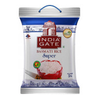 INDIA GATE SUPER RICE 5 KG+20% EXTRA INSIDE 1.00 NO