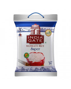 INDIA GATE SUPER RICE 5 KG+20% EXTRA INSIDE 1.00 NO