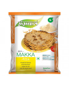 GANGWAL DESI MAKKA ATTA 1.00 KG PACKET