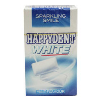 HAPPYDENT WHITE MINT FLAVOUR GUM 15.40 GM BOX