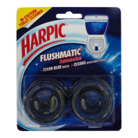 HARPIC FLUSHMATIC AQUAMARINE TWIN PACK 100.00 GM PACKET