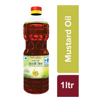 PATANJALI KACHI GHANI MUSTARD OIL 1.00 LTR BOTTLE