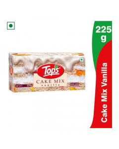 TOPS CAKE MIX VANILLA 225 GM BOX TOPS CAKE MIX VANILLA 225 GM BOX