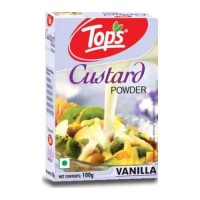 TOPS VANILLA CUSTARD POWDER 100.00 GM BOX