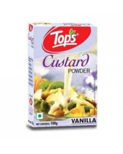 TOPS VANILLA CUSTARD POWDER 100.00 GM BOX TOPS VANILLA CUSTARD POWDER 100.00 GM BOX