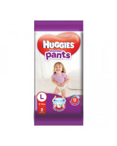 HUGGIES WONDER PANTS LARGE 2 PANTS 9-14 KG 1.00 NO HUGGIES WONDER PANTS LARGE 2 PANTS 9-14 KG 1.00 NO