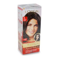 LOREAL EXCELLENCE 3 NATURAL DARKEST BROWN COLOUR 25 GM+ 25 ML BOX