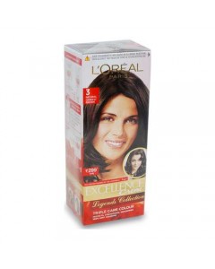 LOREAL EXCELLENCE 3 NATURAL DARKEST BROWN COLOUR 25 GM+ 25 ML BOX LOREAL EXCELLENCE 3 NATURAL DARKEST BROWN COLOUR 25 GM+ 25 ML BOX