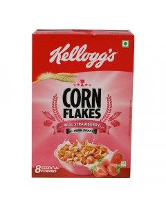 KELLOGGS CORN FLAKES REAL STRAWABERRY 275.00 GM BOX
