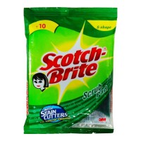 SCOTCH BRITE SCRUB PAD 7.5X  7.5 NO PACKET