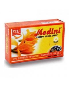 MEDINI CHAMPA CHAMPA DELUXE DHOOP 20 PCS BOX MEDINI CHAMPA CHAMPA DELUXE DHOOP 20 PCS BOX
