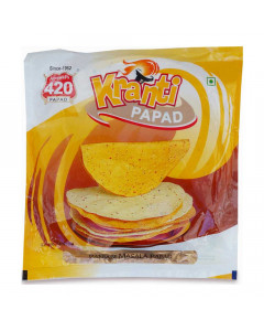 AGRAWALS 420 KRANTI PANJABI MASALA PAPAD 400 GM AGRAWALS 420 KRANTI PANJABI MASALA PAPAD 400 GM