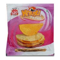 AGRAWAL 420 KRANTI KHATTA MITHA CHANA PAPAD 400.00 GM PACKET AGRAWAL 420 KRANTI KHATTA MITHA CHANA PAPAD 400.00 GM PACKET