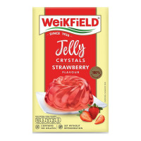 WEIKFIELD STRAWBERRY JELLY CRYSTALS 90.00 GM BOX