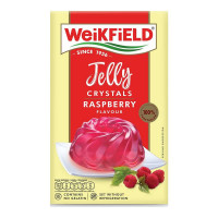WEIKFIELD RASPBERRY JELLY CRYSTALS 90.00 GM BOX