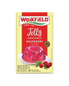 WEIKFIELD RASPBERRY JELLY CRYSTALS 90.00 GM BOX
