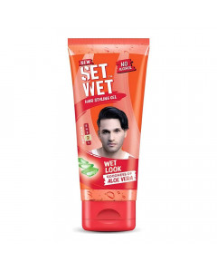 SET-WET STYLE WET LOOK HAIR GEL 50.00 GM TUBE