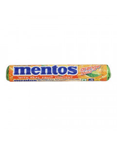 MENTOS ORANGE FLAVOUR CANDY 28.60 GM PACKET
