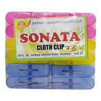 CLOTH CLIP PLASTIC 12.00 PCS PACKET