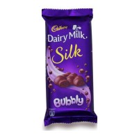 CADBURY DAIRY MILK SILK BUBBLY CHOCOLATE 120.00 GM PACKET