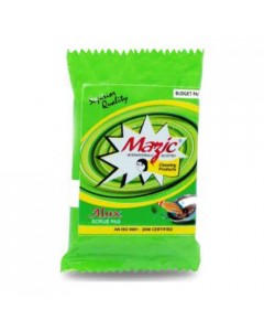 MAZIC BUDGET PACK ALOX SCRUB PAD 1.00 PCS PACKET MAZIC BUDGET PACK ALOX SCRUB PAD 1.00 PCS PACKET