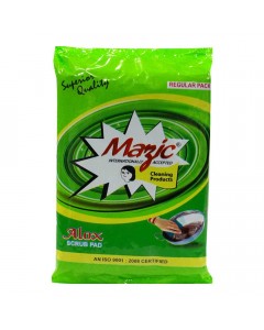 MAZIC REGULAR PACK ALOX SCRUB PAD 1.00 PCS PACKET