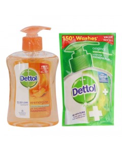 DETTOL RE ENERGIZE LIQUID HANDWASH 200.00 ML BOTTLE DETTOL RE ENERGIZE LIQUID HANDWASH 200.00 ML BOTTLE