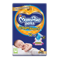 MAMY POKO PANTS DIAPERS NB UP TO 5 KG 10.00 PCS PACKET