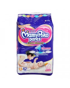 MAMY POKO PANTS STYLE DIAPER SMALL 4-8 KG 42.00 PCS PACKET MAMY POKO PANTS STYLE DIAPER SMALL 4-8 KG 42.00 PCS PACKET