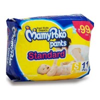 MAMY POKO PANTS PANTS DIAPER STANDARD SMALL 4-8 KG 11.00 PCS PACKET
