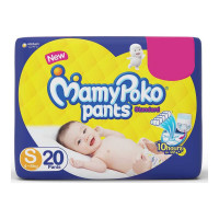 MAMY POKO PANTS DIAPER STANDARD S 4-8 KG 20 PCS PACKET