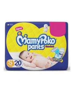 MAMY POKO PANTS DIAPER STANDARD S 4-8 KG 20 PCS PACKET