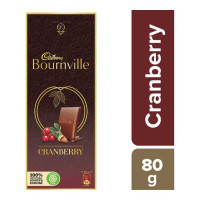 CADBURY BOURNVILLE CRANBERRY CHOCOLATE 80.00 GM PACKET