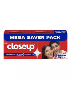 CLOSE-UP EVER FRESH RED HOT TOOTHPASTE 2X 150.00 GM BOX CLOSE-UP EVER FRESH RED HOT TOOTHPASTE 2X 150.00 GM BOX