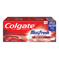 COLGATE MAXFRESH SPICY FRESH TOOTHPASTE 2X 150.00 GM BOX COLGATE MAXFRESH SPICY FRESH TOOTHPASTE 2X 150.00 GM BOX