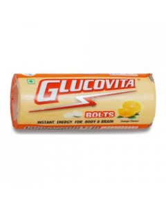 GLUCOVITA ORANGE BOLTS TABLETS 16.2 GM BOTTLE