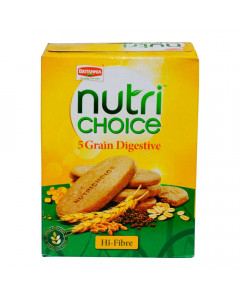 BRITANNIA NUTRI CHOICE 5 GRAIN DIGESTIVE BISCUITS 200.00 GM BOX BRITANNIA NUTRI CHOICE 5 GRAIN DIGESTIVE BISCUITS 200.00 GM BOX