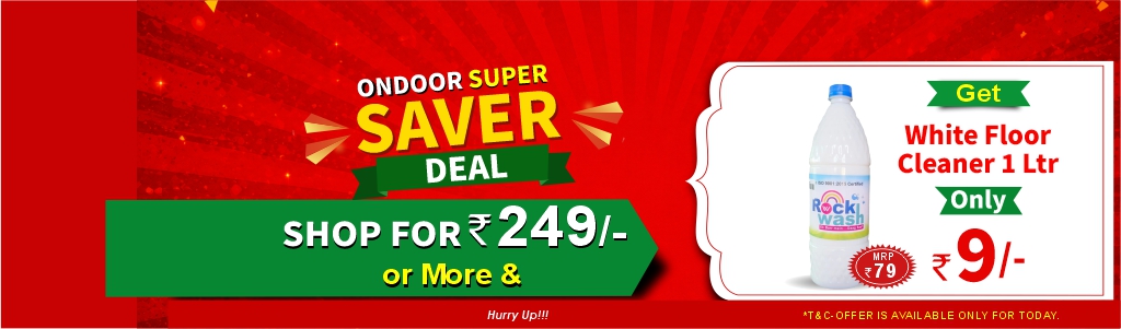White Floor Cleaner Only Rs,9